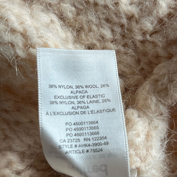 Aritzia Wilfred Lune Cropped Sweater Wool Alpaca Size S - Picture 5 of 7